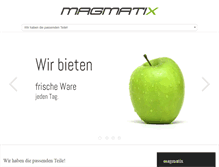 Tablet Screenshot of magmatix.de